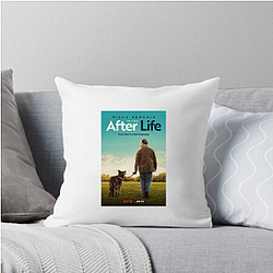 After Life stars Ricky Gervais as Tony Johnson After Life Pillows Cover