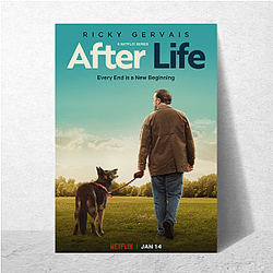 After Life stars Ricky Gervais as Tony Johnson After Life Posters