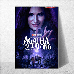 Agatha All Along's main character is Agatha Harkness Agatha All Along Posters