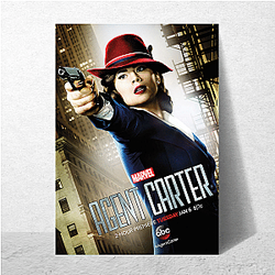 Agent Carter's main character is Peggy Carter Agent Carter Posters