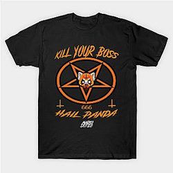 Aggretsuko T-shirts - MARKO SKITZO X AGGRETSUKO KILL YOUR BOSS T-shirt TP