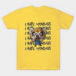 Aggretsuko T-shirts - Aggretsuko I Hate Mondays T-shirt TP