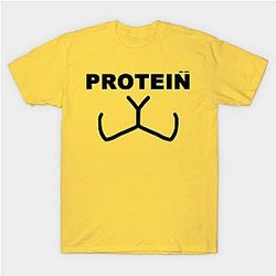 Aggretsuko T-shirts - PROTEIN (black text) T-shirt TP