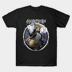 Aggretsuko T-shirts - Aggretsuko Death Metal(NSFW) T-shirt TP