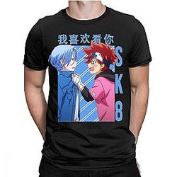SK8 Het Infinity T-shirt met Anime Gedrukte T-shirts met korte mouwen