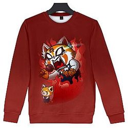 Aggretsuko Trui - 3D Gedrukte Sweatshirts