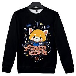 Aggretsuko Truienhirt - Long Sleeve Streetwear Fashion Kleding
