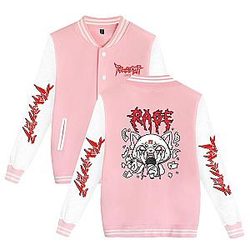 Aggretsuko Jacket - Baseball Uniform Aggretsuko Jackets