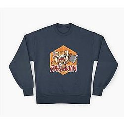 Aggretsuko Sweatshirts: Barbarian Red Panda Premium Oversized Sweatshirt