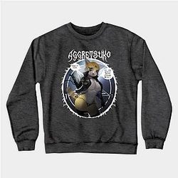 Aggretsuko Sweatshirts - Aggretsuko Death Metal (NSFW) TP2204