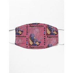Aggretsuko Face Masks - Shikabane Character Banner (Black) Mask