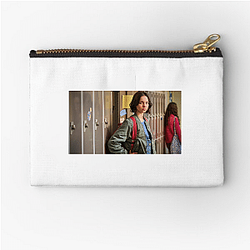 A Good Girl's Guide to Murder stars actress Emma Myers A Good Girl's Guide To Murder Zipper Pouches