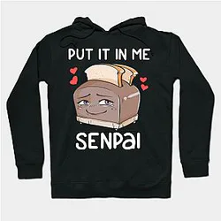 Ahegao Hoodie - Otaku Ahegao Ecchi Etchi Hentai Lewd Senpai Waifu Toaster