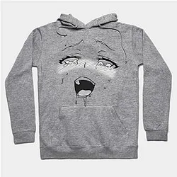 Ahegao Hoodie - Ahegao (small and back)