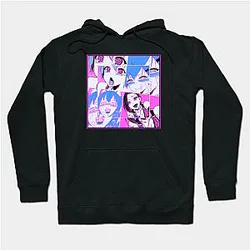 Ahegao Hoodie - Ahegao PopArt Faces