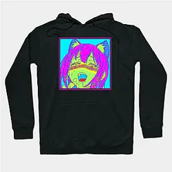 Ahegao Hoodie - Neon Ahegao