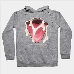 Ahegao Hoodie - Drooling Ahegao Mouth Anime