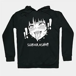 Ahegao Hoodie - Ahegao Face, Anime Manga Hentai Girl Subarashii