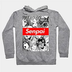 Ahegao Hoodie - Senpai / ahegao