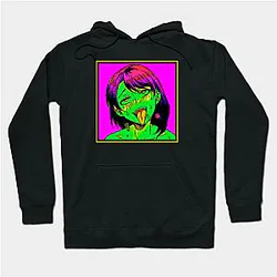 Ahegao Hoodie - Ahegao Gothic PopArt