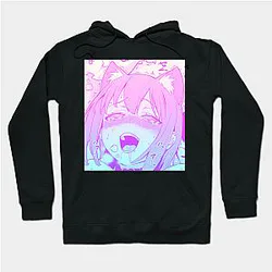 Ahegao Hoodie - Meow