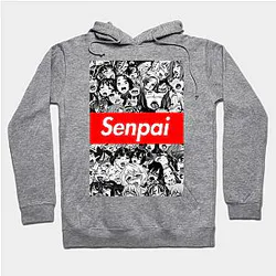 Ahegao Hoodie - Senpai / ahegao