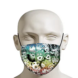 Ahegao Face Mask - Ahegao Face Colored Manga Girl Mask