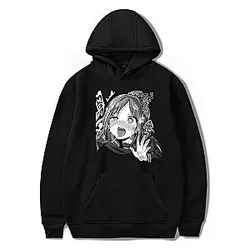 Ahegao Hoodie - Japan Anime Ahegao Winter Casual Pullover Hoodies