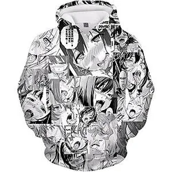 Ahegao Hoodie Hentai Face
