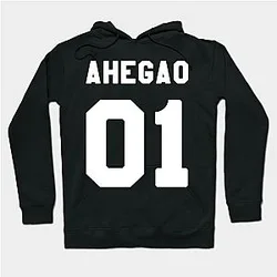 Ahegao Hoodie - Ahegao Hentai Waifu Material Weeb Stuff Gift