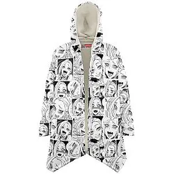 Ahegao Cloak Coat Face Meme