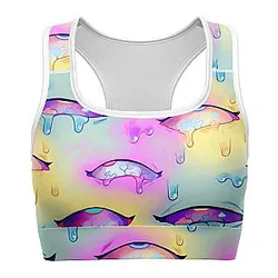 Ahegao Sports Bra New 3D Style