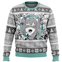 Christmas Anime Ahegao Ugly Christmas Sweater