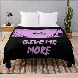 Ahegao Blankets - Give Me More Hentai Anime Throw Blanket