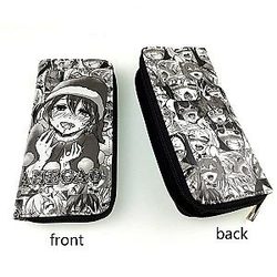 Ahegao Wallet - Anime Ahegao Handbag Zipper Long Pattern Wallet