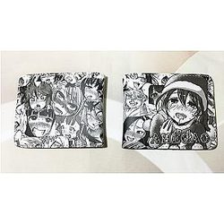 Ahegao Wallet - Anime Ahegao Funny Girls PU Leather Wallet