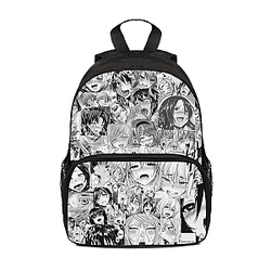 Ahegao Backpacks - Aime Girls Print Ahegao Gift