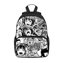 Ahegao Backpacks - Ahegao Girls Printing School Bag