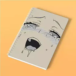 Ahegao Notebooks - Ahegao Face Japanese Girl Journal Diary Gift