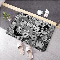 Ahegao Rugs - Anime Hentai Girls Bedroom Doormat Home Balcony Anti-Slip Rug
