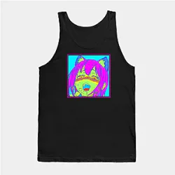 Ahegao Tank Tops - Printed Anime Fashion Tank Top