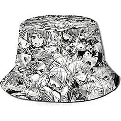 Ahegao Bucket Hats - Japanese Character Girls Hentai Hat