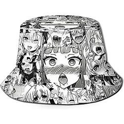 Ahegao Bucket Hats - Japanese Character Girls Hentai Anime Classic Hat