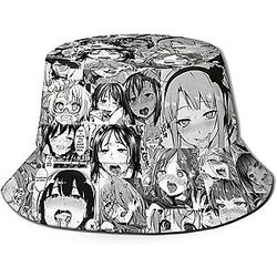 Ahegao Bucket Hats - Japanese Character Girls Hentai Classic Hat