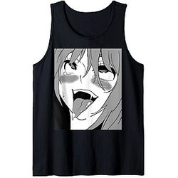 Ahegao Tank Top - Printed Anime Tank Top