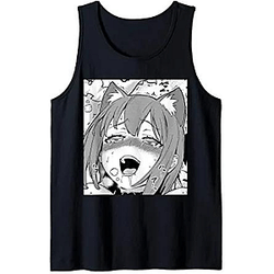 Ahegao Tank Top - Ahegao Anime Tank Top