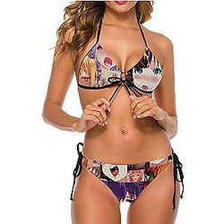 Ahegao Bikini - Printed Anime Sexy Face Summer Bikini