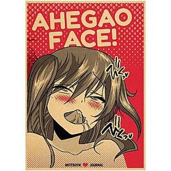 Ahegao Posters - AHEGAO FACE Poster Art Print