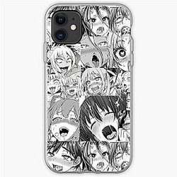 Ahegao Phone Cases - Anime Ahegao Hentai Soft Compatible Case Cover