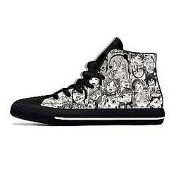 Ahegao Converse Shoes - Anime Sexy Ahegao Shoes